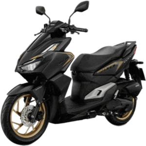 A Honda Click 160, emphasizing the stylish features and performance of both motorcycles.