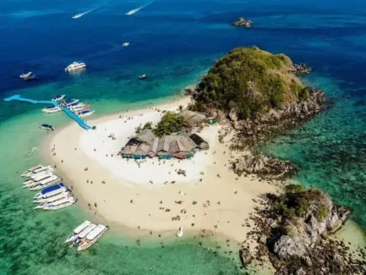 Khai Nok Island Strand Boote Phuket