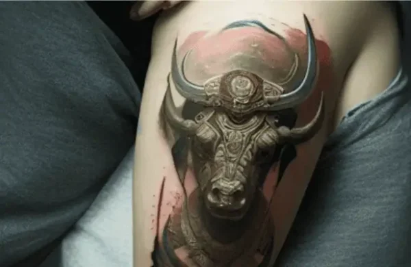 Tattoo artist working on detailed design at a studio in Patong, Phuket.